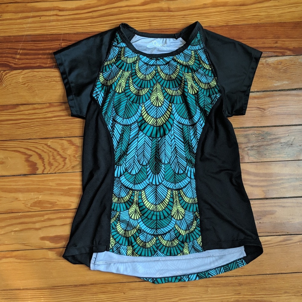 Moxie Blue/Green Women's Bike Jersey
